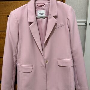 Abercrombie & Fitch Women's Blush Blazer & Short Set
